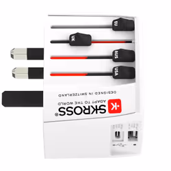 Skross 60572 adaptateur prise d'alimentation Universel Blanc - Vue supplémentaire 4