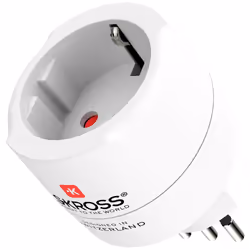 Skross 1.500272, Type C (Europlug), Universel, 100-250 V, 10 A, Blanc, 2500 W
