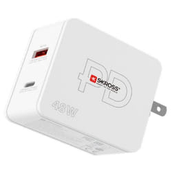 Skross SKCH000348WPDUSCN chargeur d'appareils mobiles Blanc Secteur Intérieure
