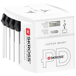 Adaptateur de voyage SKROSS 45W + Chargeur rapide + cable