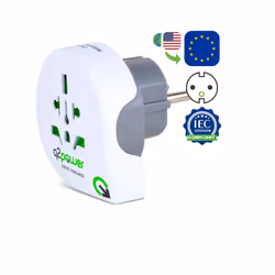 Chacon Adaptateur de voyage - Monde vers Europe