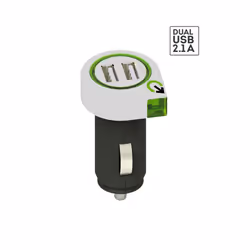 Chacon Double chargeur USB pour voiture