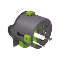 q2-power QDAPTER 360 adaptateur de puissance & onduleur Intérieure Vert, Gris, Blanc