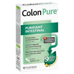 Nutreov Colon Pure Purifiant Intestinal 40 Gélules