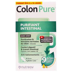 Nutreov Colon Pure Purifiant Intestinal 80 Gélules