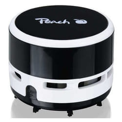 Peach 319626 aspirateur de table Noir, Blanc Sans sac