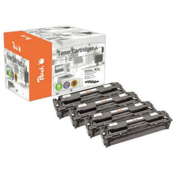 Peach 111916 Cartouche de toner 4 pièce(s) Compatible Noir, Cyan, Magenta, Jaune
