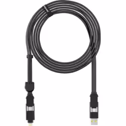 Rolling Square inCharge XL, 3 m, USB A/USB C, USB C, USB 2.0, 480 Mbit/s, Noir