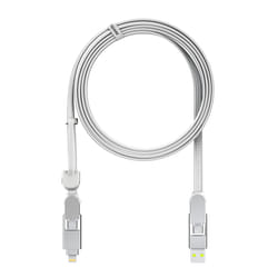 Rolling Square inCharge XL câble USB 2 m USB 2.0 USB A/USB C USB C Blanc