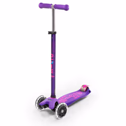 Micro Mobility Maxi Micro Deluxe LED, Enfants, Scooter classique, Garçon/Fille, Asphalte, 50 kg, 3 roue(s)
