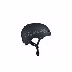 Casque de vélo et trottinette MICRO - Noir mat - Boucle magnétique - Lumière LED intégrée - Taille M