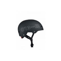 Casque de vélo et trottinette MICRO - Noir mat - Boucle magnétique - Lumière LED intégrée - Taille M