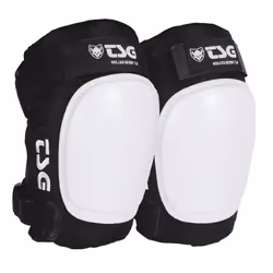 Genouillères roller derby 3.0 - TSG - Noir - Taille L - Coque en polyéthylène - Mousse EVA