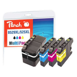 Peach 320078 cartouche d'encre Original Noir, Cyan, Magenta, Jaune