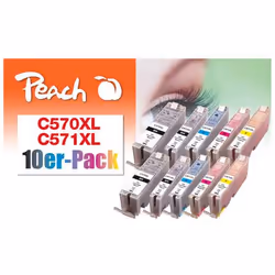Peach 0F319980, Encre à pigments, Encre à colorant, 13 ml, 10 pièce(s), Multi pack
