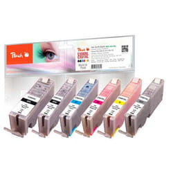 Peach PI100-312 cartouche d'encre Photo noire, Photo cyan, Photo gris, Photo magenta, Jaune photo