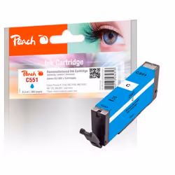 Peach 319437, Compatible, Cyan, Canon, Canon Pixma IP 7200 Series Canon Pixma IP 8700 Series Canon Pixma IP 7250 Canon Pixma  ...