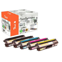 Peach PT844 Cartouche de toner 5 pièce(s) Compatible Noir, Cyan, Magenta, Jaune