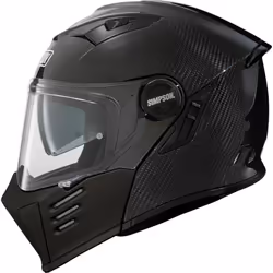 Simpson Darksome Carbon 06 Casque, charbon, taille L pour Hommes
