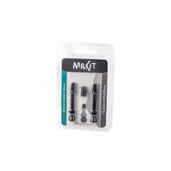 milKit valve pack 45, Valve tubeless, Pneu tubeless, Noir, 45 mm, Blister, 2 pièce(s)