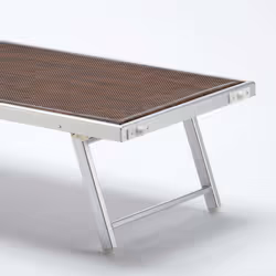 ProduceShop SA800TEXLEC chaise de plage Chocolat Couché(e) - Vue supplémentaire 4