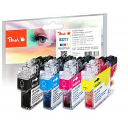 Peach PI500-238 cartouche d'encre 4 pièce(s) Noir, Cyan, Magenta, Jaune
