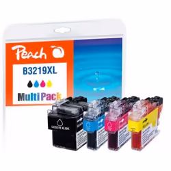 Peach PI500-245, 68 ml, 17 ml, 3000 pages, 1500 pages, 4 pièce(s), Multi pack