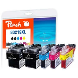 Peach PI500-246 cartouche d'encre 5 pièce(s) Noir, Cyan, Magenta, Jaune