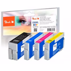 Peach PI200-637, 50 ml, 25 ml, 2600 pages, 1900 pages, 4 pièce(s), Multi pack
