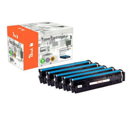 Peach 112207 Cartouche de toner 5 pièce(s) Compatible Noir, Cyan, Magenta, Jaune