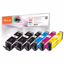 Peach PI100-379, Rendement élevé (XL), 17 ml, 10 ml, 6 pièce(s), Multi pack