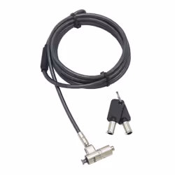 DICOTA D31886 câble antivol Noir, Argent 2 m
