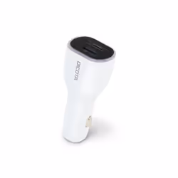 DICOTA D31932 chargeur d'appareils mobiles Ordinateur portable, Smartphone, Tablette Blanc Allume-cigare Auto