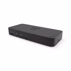 DICOTA D31951, Avec fil, USB Type-C, 3,5 mm, 10,100,1000 Mbit/s, Noir, 10 Gbit/s