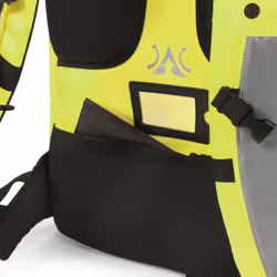 DICOTA Hi-Vis sac à dos Jaune Polyéthylène téréphthalate (PET), Polyuréthane thermoplastique (TPU) - Vue supplémentaire 8