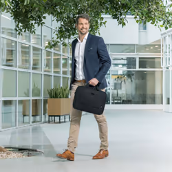 DICOTA Eco Top Traveller BASE 14.1" Sac Toploader Noir - Vue supplémentaire 5