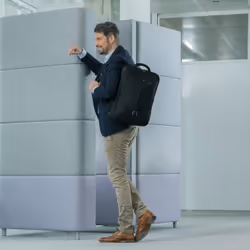DICOTA Eco Backpack PRO sac à dos Noir Polyester, Polyéthylène téréphthalate (PET) - Vue supplémentaire 5