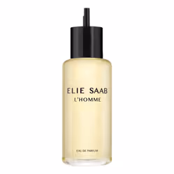 Elie Saab L'Homme, Hommes, 50 ml, Recharge de flacon, Parfum liquide, Bergamote, Citron, Baie rose, Vétiver