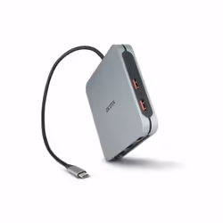 DICOTA D32057 hub & concentrateur USB Type-C 10000 Mbit/s Argent