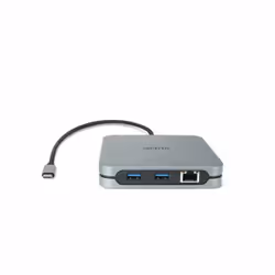 DICOTA D32057 hub & concentrateur USB Type-C 10000 Mbit/s Argent - Vue supplémentaire 6
