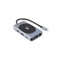 DICOTA D32059 hub & concentrateur USB Type-C Noir, Argent
