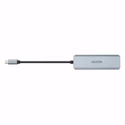 DICOTA D32061 hub & concentrateur USB Type-C 10000 Mbit/s Argent - Vue supplémentaire 4