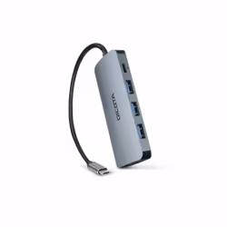 DICOTA D32062 hub & concentrateur USB Type-C Argent