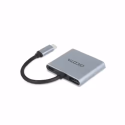 DICOTA D32063 station d'accueil Tablette/Smartphone/ordinateur portable Argent