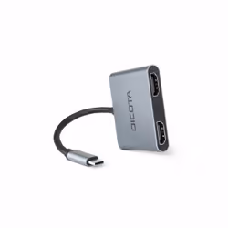 DICOTA D32063 station d'accueil Tablette/Smartphone/ordinateur portable Argent