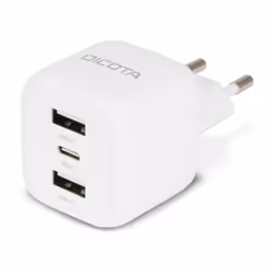 DICOTA D32069 chargeur d'appareils mobiles Ordinateur portable, Smartphone Blanc Secteur Charge rapide Intérieure