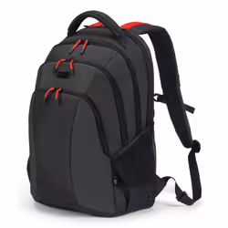 DICOTA D32119-RPET sac à dos Sac à dos normal Noir, Rouge Polyester, Polyéthylène téréphtalate recyclé (rPET)