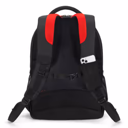DICOTA D32119-RPET sac à dos Sac à dos normal Noir, Rouge Polyester, Polyéthylène téréphtalate recyclé (rPET) - Vue supplémentaire 4