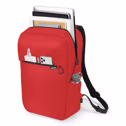 DICOTA D32121-RPET sac à dos Sac à dos normal Rouge Polyester, Polyéthylène téréphtalate recyclé (rPET)
