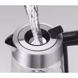 Trisa Easy Fill bouilloire 2 L 2200 W Noir, Acier inoxydable